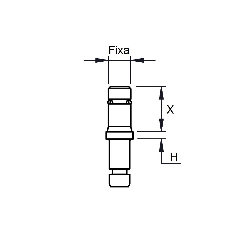 GLIF53 - PATIN GLISSEUR - ATTACHE PRISE FIXE